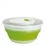 EMSA Basic 512992 Falt-Salatschleuder, Grün/Transparent