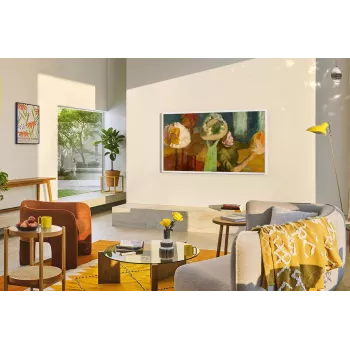 Samsung The Frame GQ50LS03FAUXZG 50 Zoll (127 cm) QLED 4K UHD Smart-TV, Art Mode, HDR10+, WLAN, Bluetooth, One Connect Box, schwarz