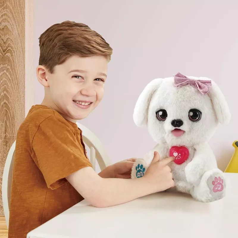Plüschtier VTech Schlecki der Kuschelwelpe — interaktiver Plüschwelpe von VTech