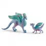 Figure Schleich BAYALA Blossom dragon mother and child