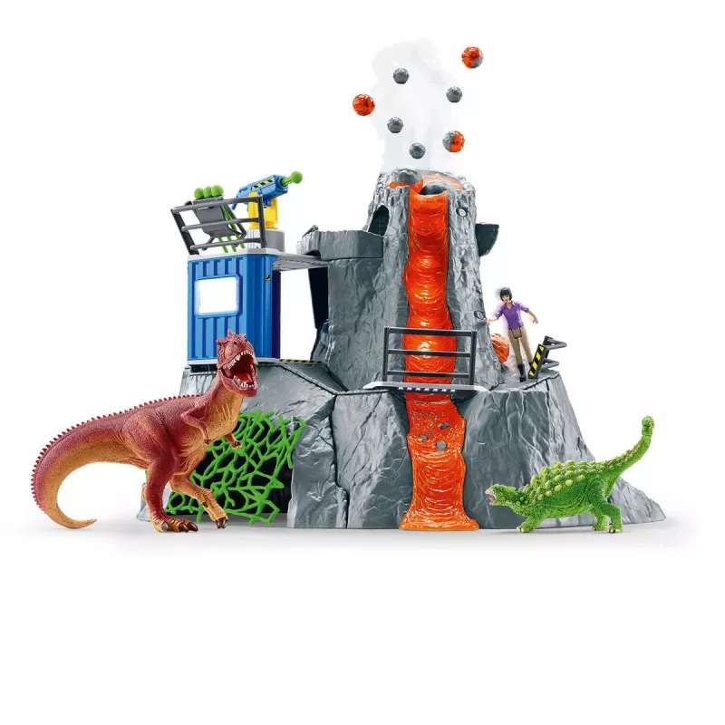 Schleich Dinosaurier Vulkan-Expeditions-Basislager mehrfarbig 42564