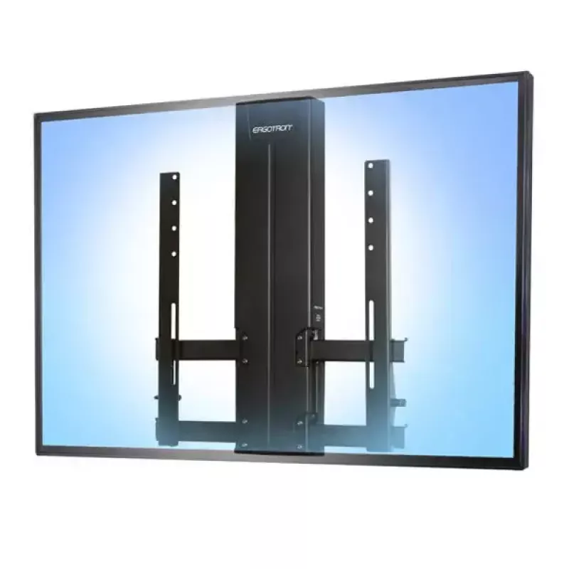 Ergotron Glide Wall Mount HD 61-061-085 Wandhalterung, bis 152,4 cm (60 Zoll), höhenverstellbar, neigbar, 18,1 kg, schwarz