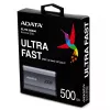 ADATA SE880 500 GB externe SSD, USB-C 3.2 Gen 2x2, grau