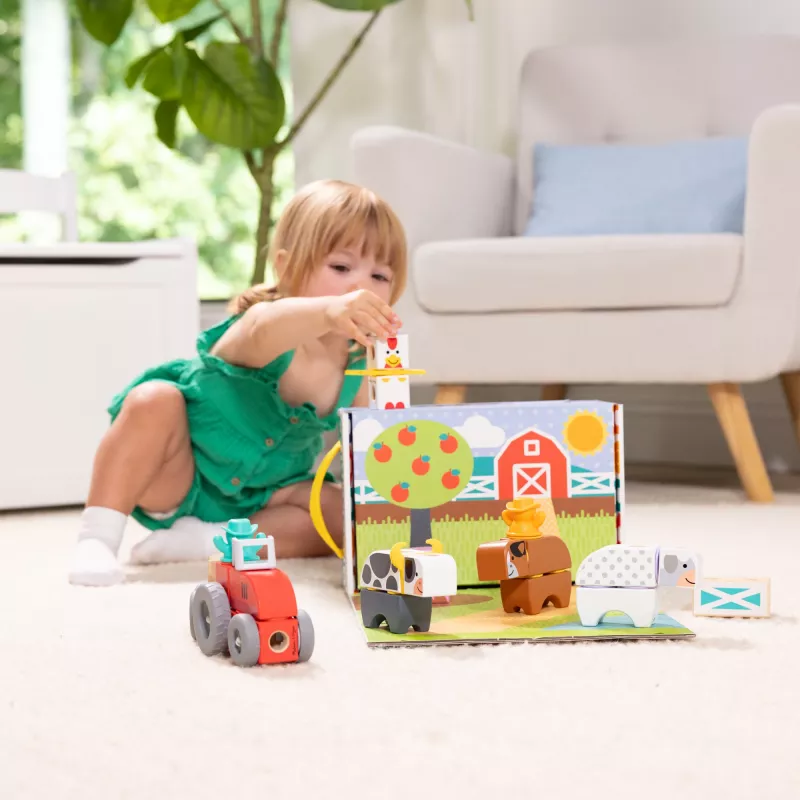 Melissa & Doug MDT BBN Blockables Farm GML, 2 Jahr(e), 56 Stück(e), Kunststoff, Holz