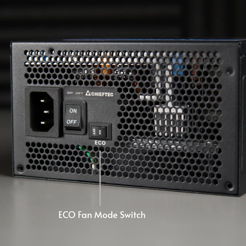 Chieftec Atmos Netzteil 750 W 20+4-pol ATX ATX Schwarz