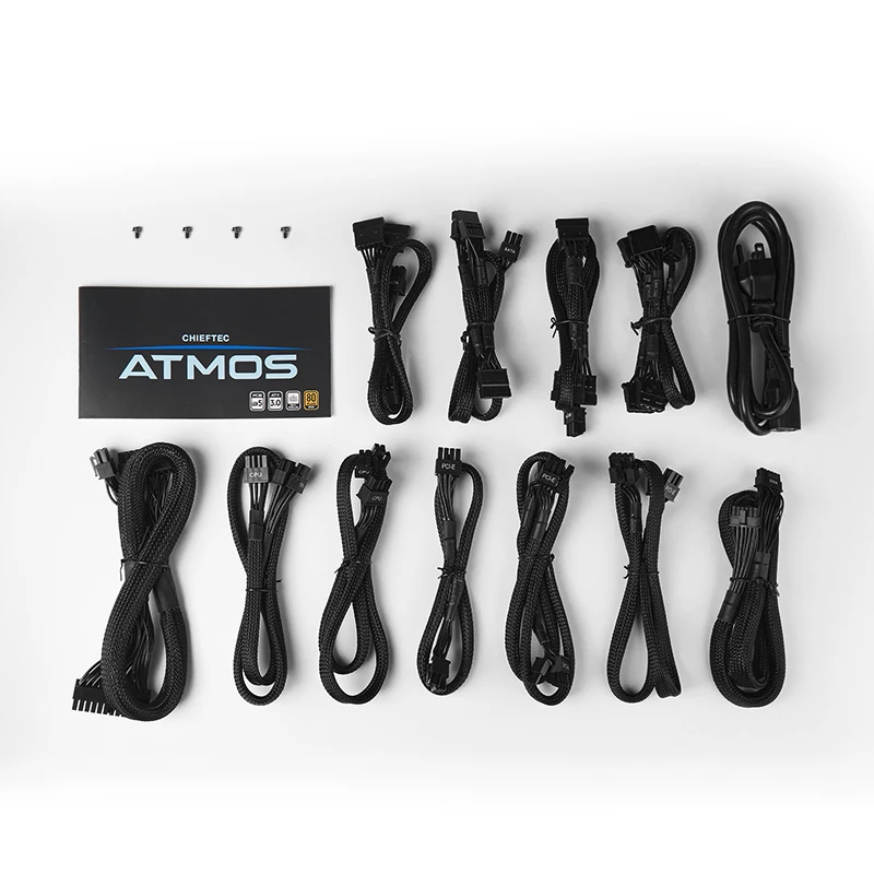 Chieftec Atmos Netzteil 850 W 20+4-Pin ATX ATX Schwarz