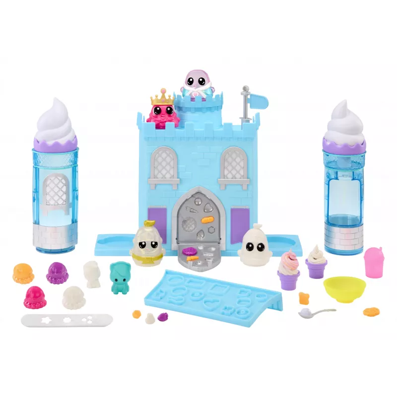 MGA Entertainment DohKins Ice Cream Castle 123095 Knet-Spielset, ab 3 Jahren