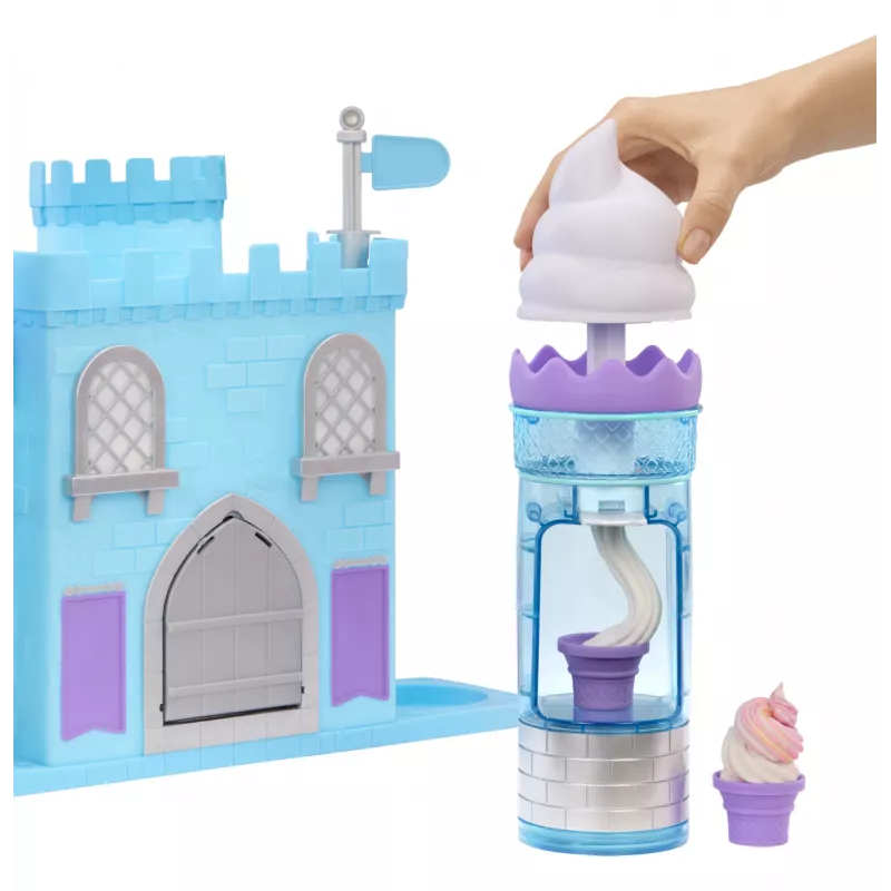 MGA Entertainment DohKins Ice Cream Castle 123095 Knet-Spielset, ab 3 Jahren