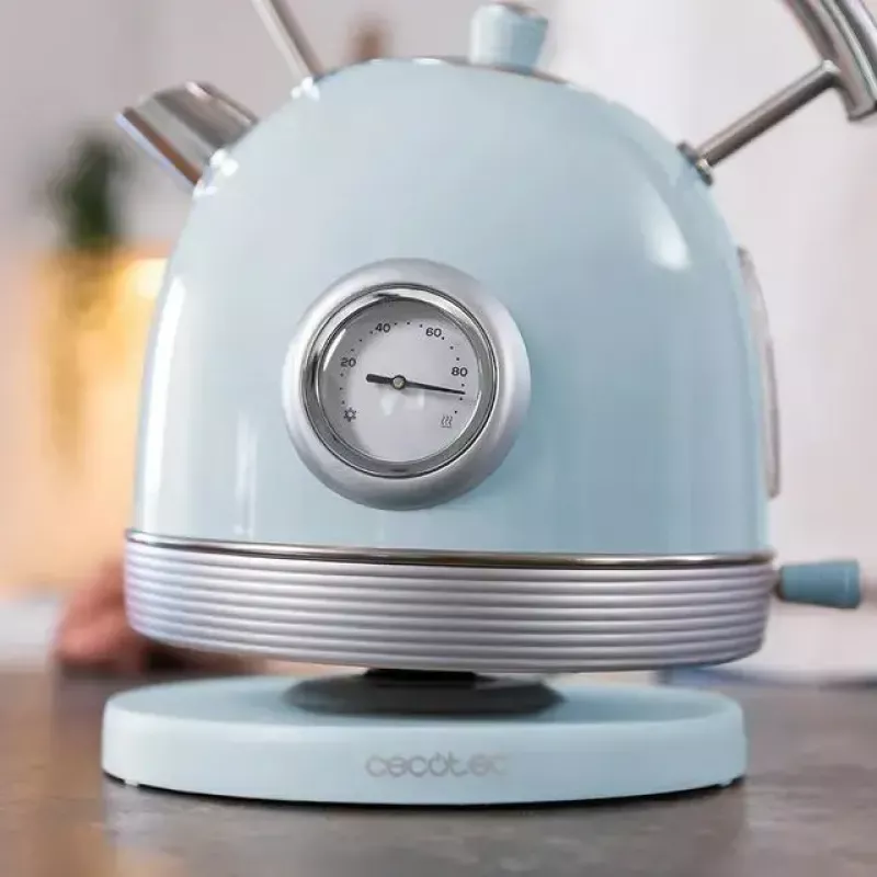Elektrischer Wasserkocher Cecotec 1,8 L 2200 W Hellblau
