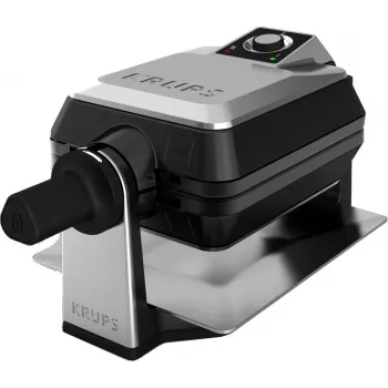 Krups FDD95D 2 Waffeln 1200 W Schwarz, Edelstahl