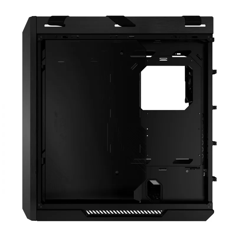 ASUS ROG Strix Helios II GX601S PC-Gehäuse, Midi-Tower, E-ATX, gehärtetes Glas, Aura Sync RGB, 4x 140-mm-Lüfter, USB-C, Schwarz