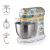 Ariete 1588/0P Positano Planeten-Küchenmaschine, 5,5 l, 2400 W, mehrfarbig