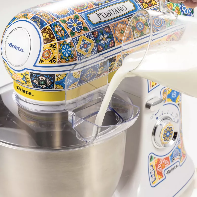 Ariete 1588/0P Positano Planeten-Küchenmaschine, 5,5 l, 2400 W, mehrfarbig