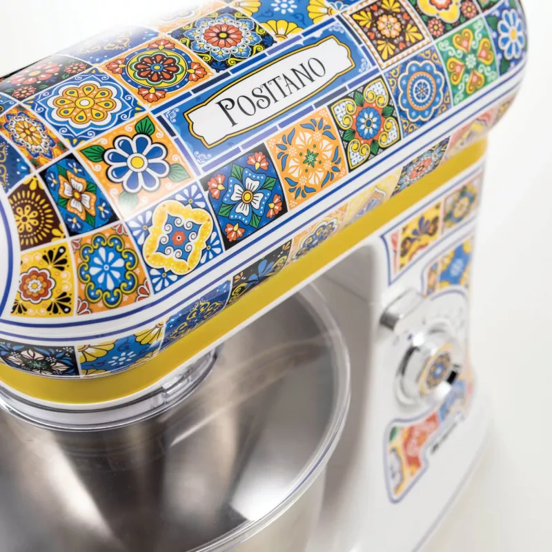 Ariete 1588/0P Positano Planeten-Küchenmaschine, 5,5 l, 2400 W, mehrfarbig