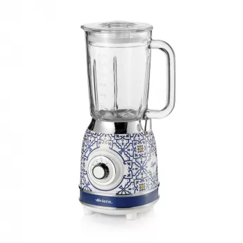 Ariete 583 Capri Standmixer mit 1,5-Liter-Glaskrug, 4 Edelstahlklingen, 4 Geschwindigkeiten + Pulsfunktion, 1000 Watt