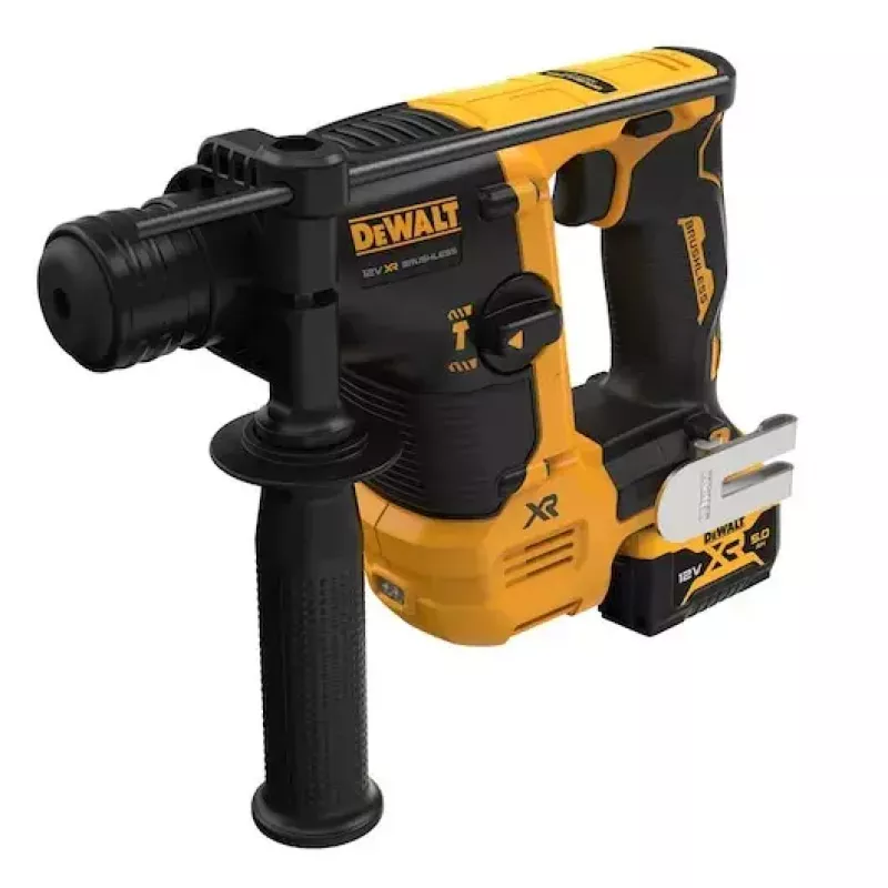 DeWalt DCH072P2-QW 12 V Akku-Bohrhammer SDS-plus, 2 x 5,0 Ah