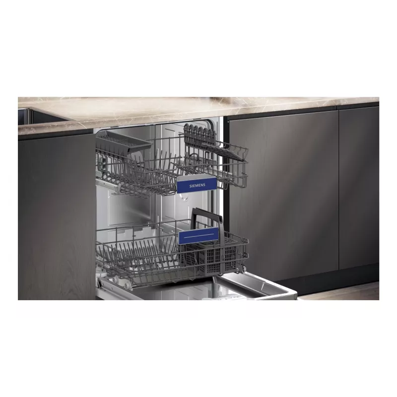 Unterbaufähiger Geschirrspüler Siemens SN43HW03TE, 13 Maßgedecke, 60 cm, Weiß, 46 dB, Home Connect