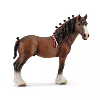 schleich FARM WORLD Clydesdale-Wallach, 3 Jahr(e), Bauernhoftiere / Bauernhof-Spielzeug, Pferde, Mehrfarbig, Kunststoff, 1 Stück