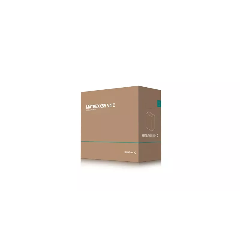 DeepCool MATREXX 55 V4 C R-MATREXX55-BCADA4-G-4 Midi-Tower-PC-Gehäuse, Hartglas, ATX/Micro-ATX/Mini-ITX, schwarz