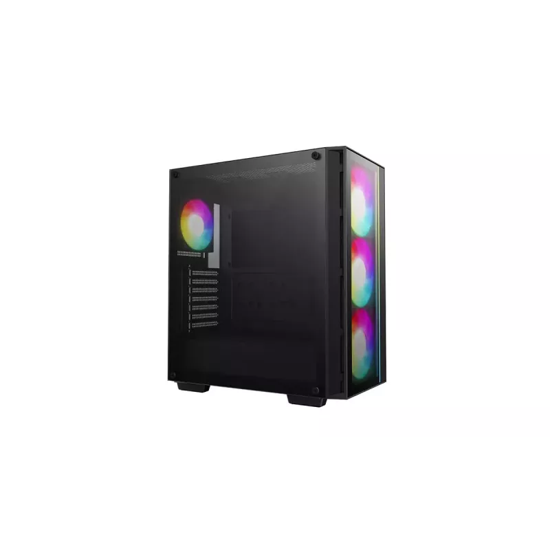 DeepCool MATREXX 55 V4 C R-MATREXX55-BCADA4-G-4 Midi-Tower-PC-Gehäuse, Hartglas, ATX/Micro-ATX/Mini-ITX, schwarz