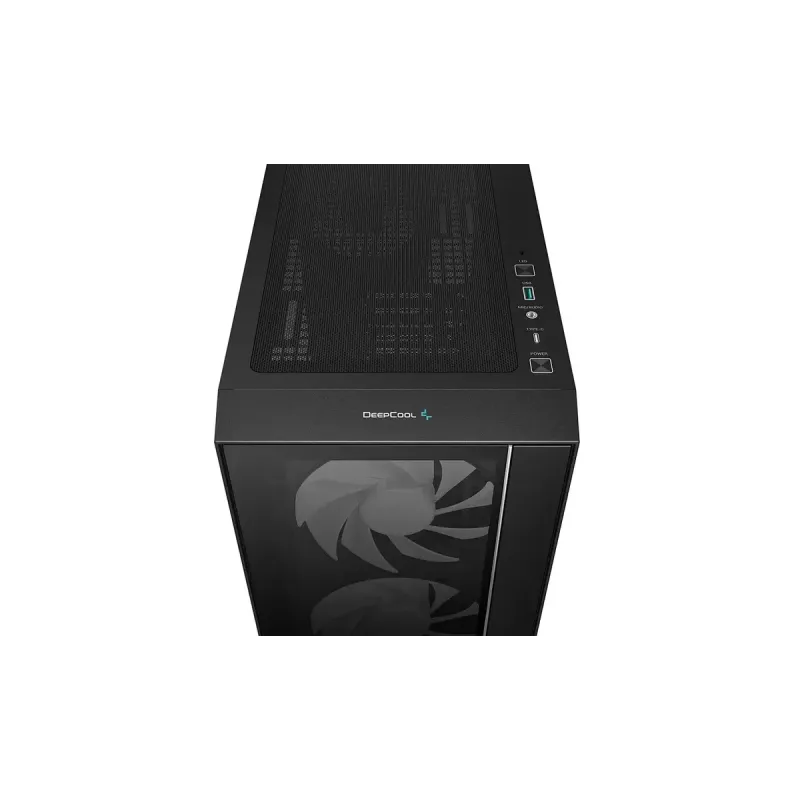 DeepCool MATREXX 55 V4 C R-MATREXX55-BCADA4-G-4 Midi-Tower-PC-Gehäuse, Hartglas, ATX/Micro-ATX/Mini-ITX, schwarz