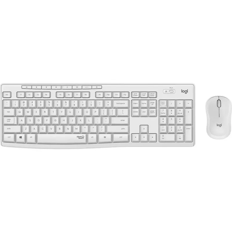Logitech MK295 Silent Wireless Combo Tastatur RF Wireless QWERTY US International Weiß