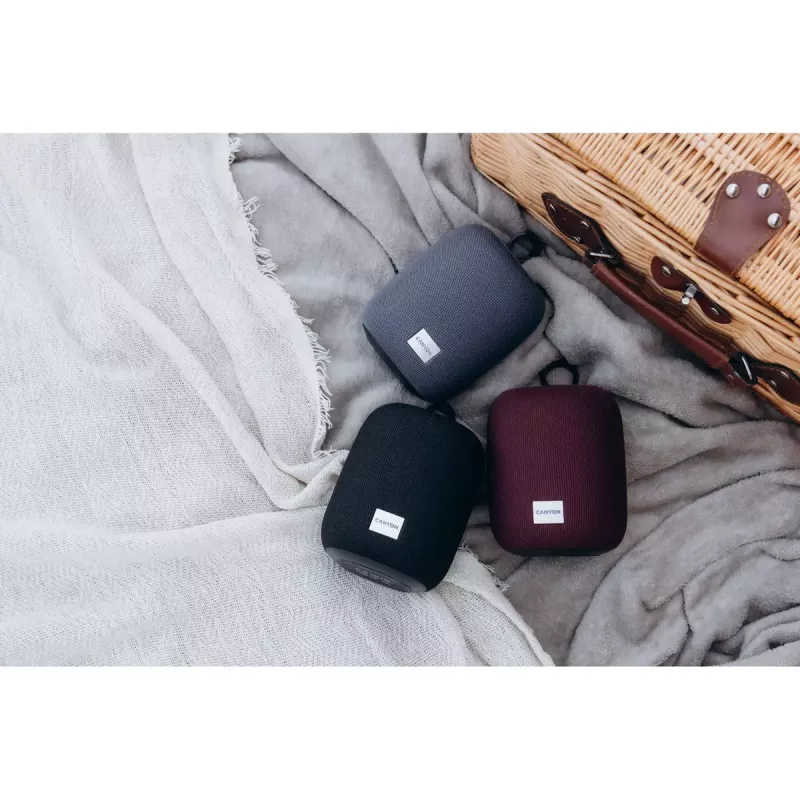 Canyon BSP-8 tragbarer Bluetooth-Lautsprecher, 10 W, Rot