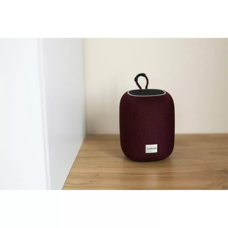 Canyon BSP-8 tragbarer Bluetooth-Lautsprecher, 10 W, Rot