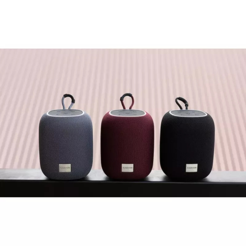 Canyon BSP-8 tragbarer Bluetooth-Lautsprecher, 10 W, Rot