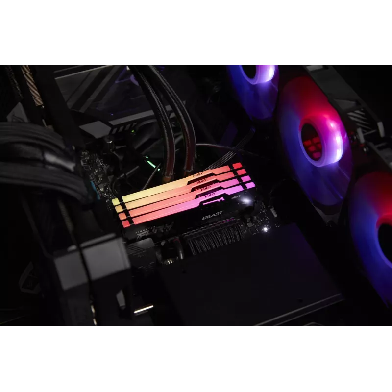 Kingston Technology FURY Beast 64GB 6000MT/s DDR5 CL36 DIMM (2er-Kit) RGB