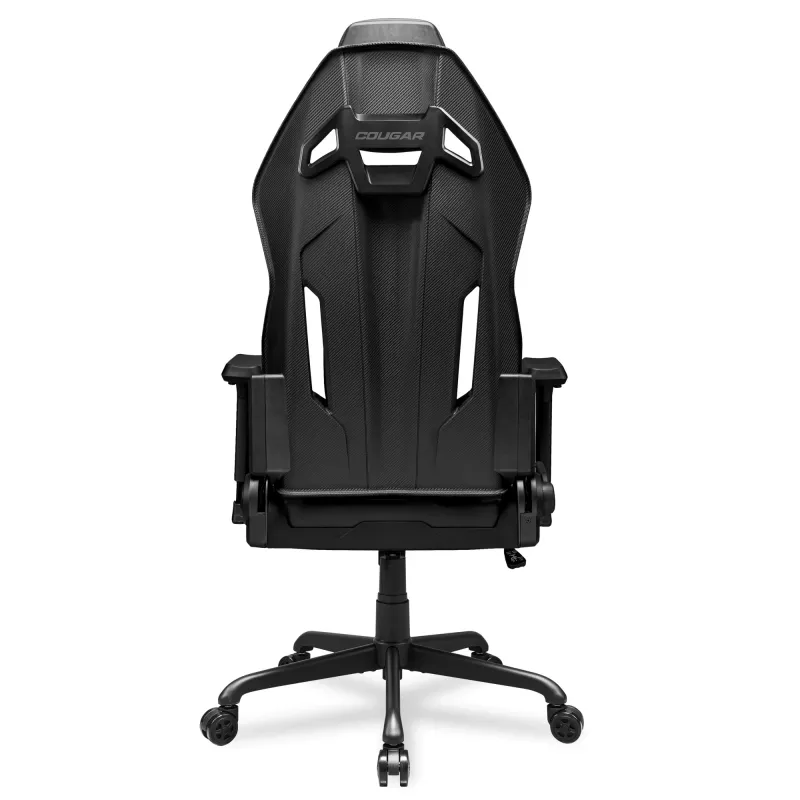 COUGAR HOTROD CGR-ARX-BLB Gaming-Stuhl, Kunstleder, 3D-Armlehnen, bis 136 kg, schwarz