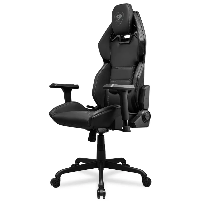 COUGAR HOTROD CGR-ARX-BLB Gaming-Stuhl, Kunstleder, 3D-Armlehnen, bis 136 kg, schwarz