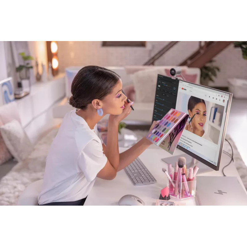 HP 950 4K Webcam, 3840 x 2160 Pixel, Full HD, 30 fps, 1x, Auto, Auto
