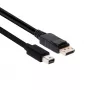 Club 3D CAC-2163 Mini-DisplayPort-auf-DisplayPort-1.2-HBR2-Kabel, Stecker/Stecker, 2 m (6,56 ft), 4K60Hz