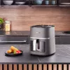 Hisense HAF1900D Heißluftfritteuse, 7 l, 1800 W, 200 °C, 10 voreingestellte Programme