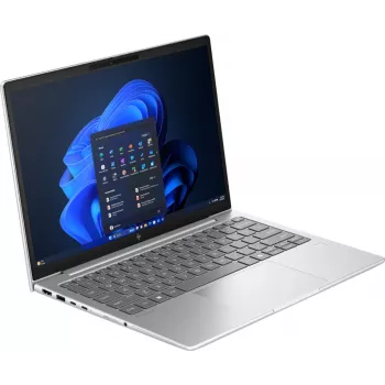 HP EliteBook 6 G1i Intel Core Ultra 5 225U Laptop 33,8 cm (13,3 Zoll) WUXGA 16 GB DDR5-SDRAM Wi-Fi 7 (802.11be) Windows 11 Pro AI PC Silber