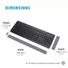 Kabelloses Maus-und-Tastatur-Set HP 230 Full-Size Schwarz