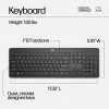 Kabelloses Maus-und-Tastatur-Set HP 230 Full-Size Schwarz
