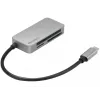 Sandberg USB-C Multi Card Reader Pro, CF, MMC, MicroSD (TransFlash), SD, SDHC, SDXC, xD, Schwarz, USB 3.2 Gen 1 (3.1 Gen 1) Type-C, 1 St., 82 mm, 23 mm