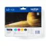 Brother LC1100VALBP Tintenpatrone 4 Stück Original Schwarz, Cyan, Magenta, Gelb