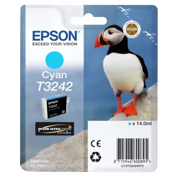 Epson SureColor T3242 Cyan, Cyan, 14 ml, 1 Stück, 980 Seiten