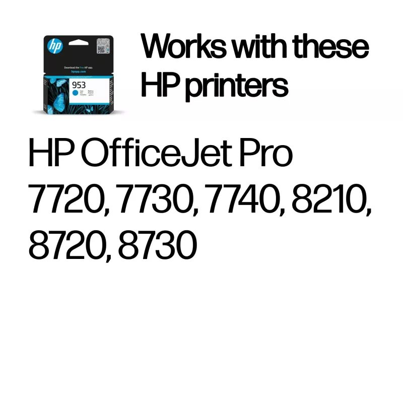 Cartridge HP 953 Cyan 630 Seiten