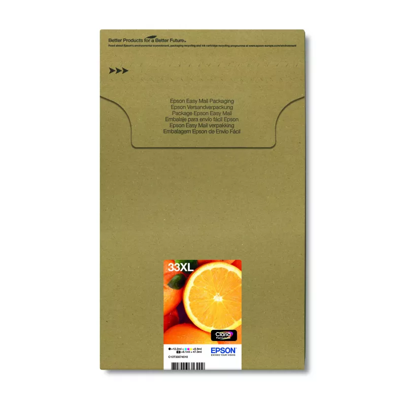 Epson Oranges Multipack 5-Farben 33XL Claria Premium Ink EasyMail