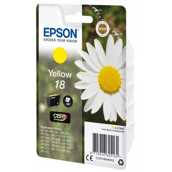Epson Daisy Einzelpackung Gelb 18 Claria Home Tinte