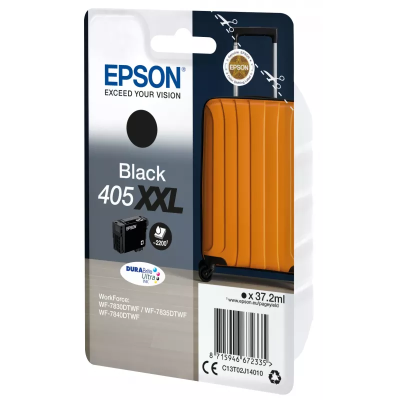 Epson 405XXL Tintenpatrone 1 Stk. Original Extra (Super) Hohe Reichweite Schwarz