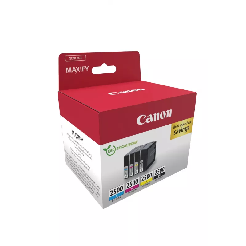 Canon 9290B006 Tintenpatrone 4 Stück Original Schwarz, Cyan, Magenta, Gelb