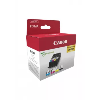 Canon 6509B016 Tintenpatrone 4 Stk. Original Schwarz, Cyan, Magenta, Gelb
