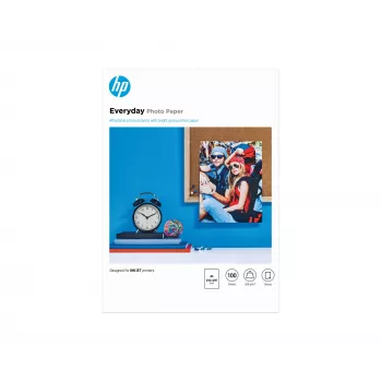 HP Everyday Fotopapier, glänzend, 200 g/m², A4 (210 x 297 mm), 100 Blatt