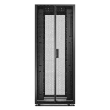 APC Easy Rack, 42U, schwarz, mit Dach, Rollen, Füßen, 4 Halterungen und Seitenwänden, ohne Boden, 1991H x 800B x 800T mm