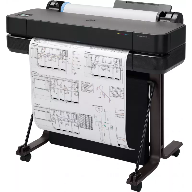 HP Designjet T630 24-Zoll Drucker 2025 Edition, Thermischer Tintenstrahldruck, 2400 x 1200 DPI, HP-GL/2, JPEG, HP-RTL, CALS G4, URF, Schwarz, Cyan, Magenta, Gelb, 2400 x 1200 DPI, 76 Seiten pro Stunde